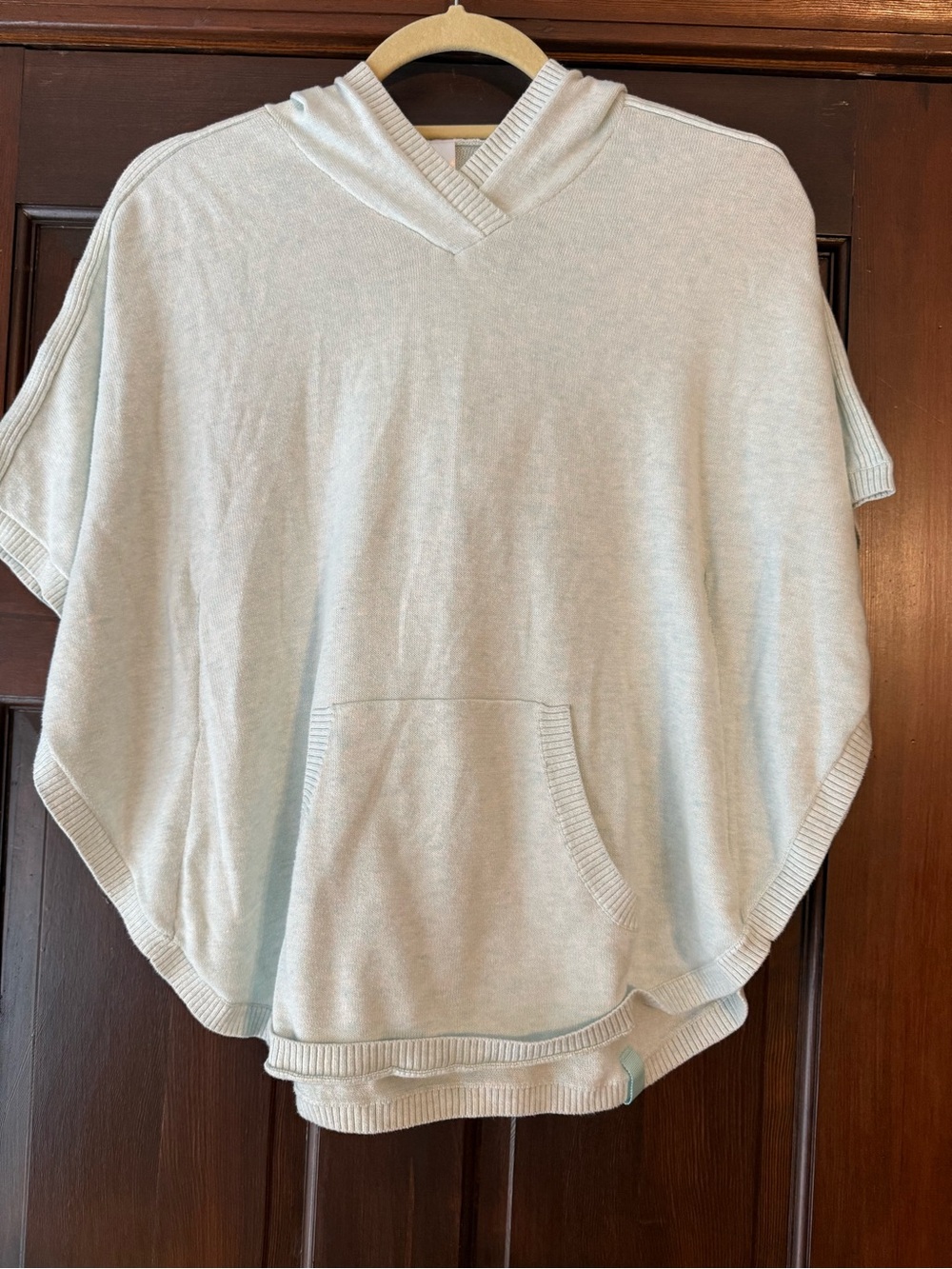 Ivivva Light Blue Hooded Poncho Sweatshirt
